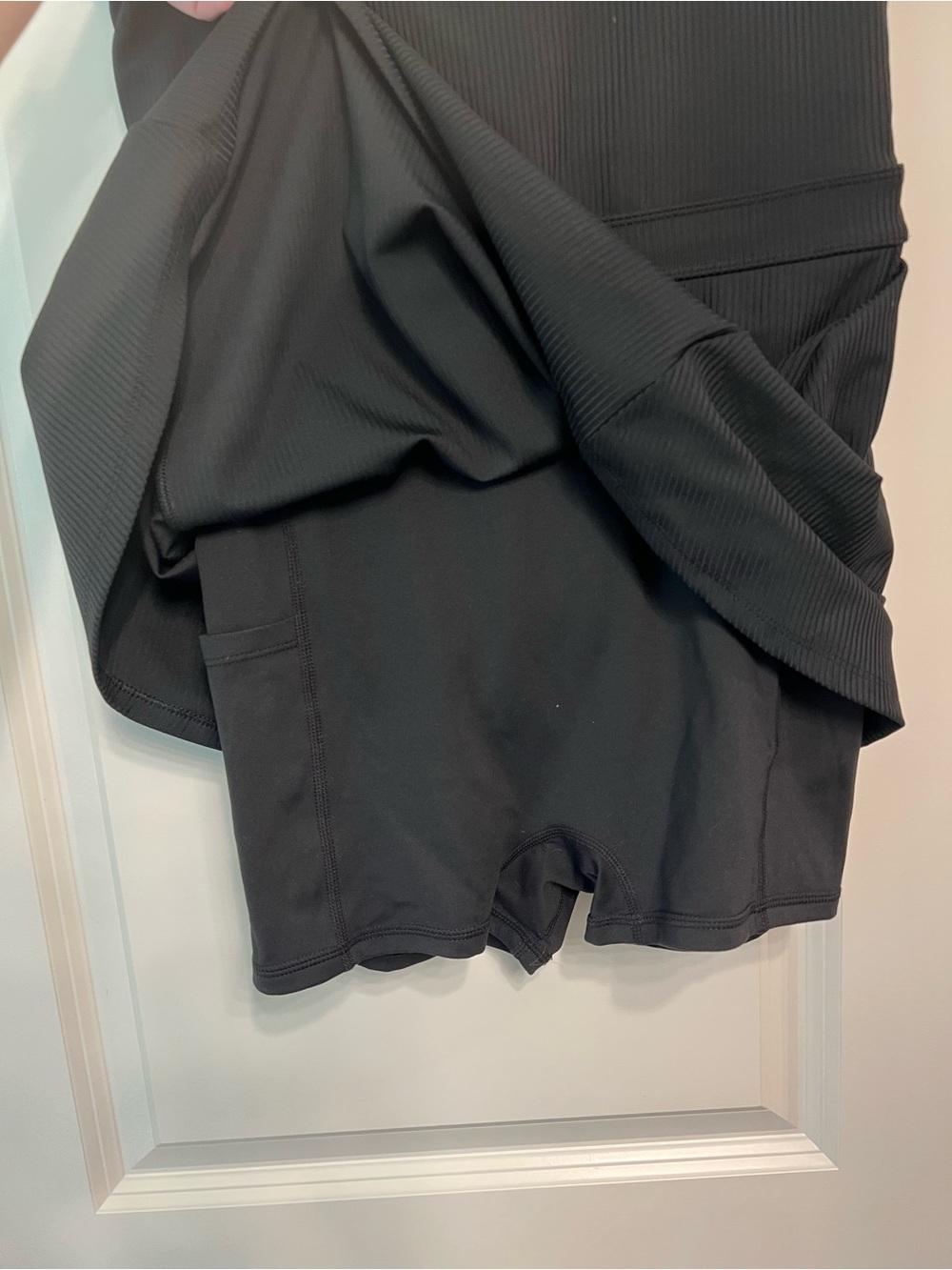 Fabletics Black Ribbed Tank Dress - Picture 4 of 4